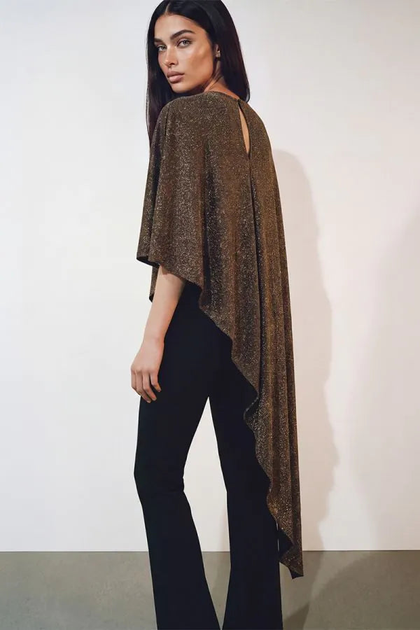 Metalliac Asymetrical Cape