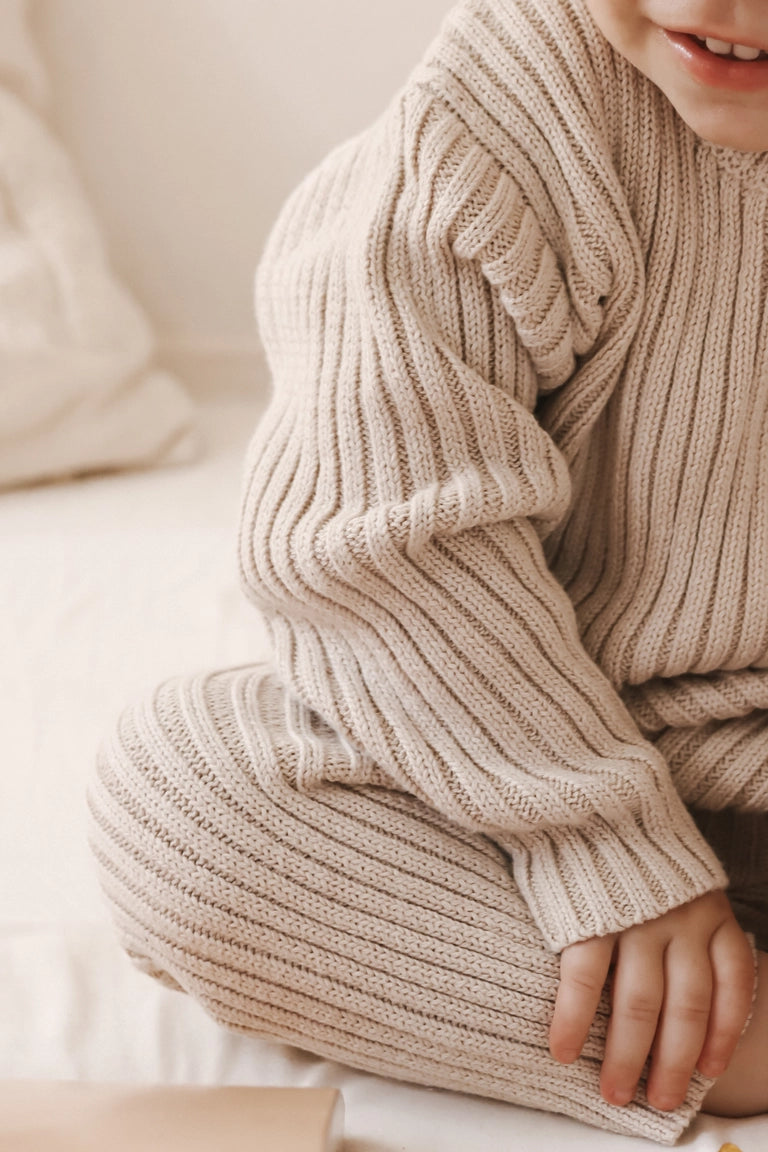 Chunky Rib Pullover Sweater