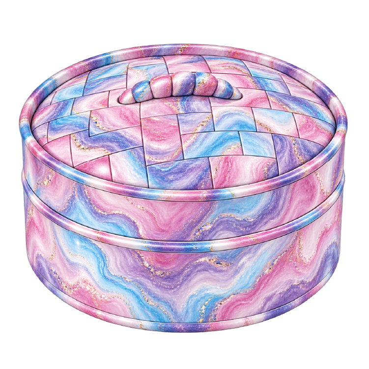 Mystery Gem Squeeze Dumpling Squishy Toy