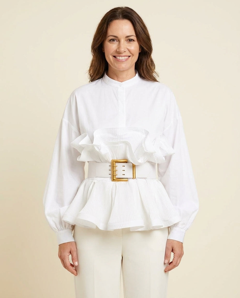 Elegant Ruffle Blouse
