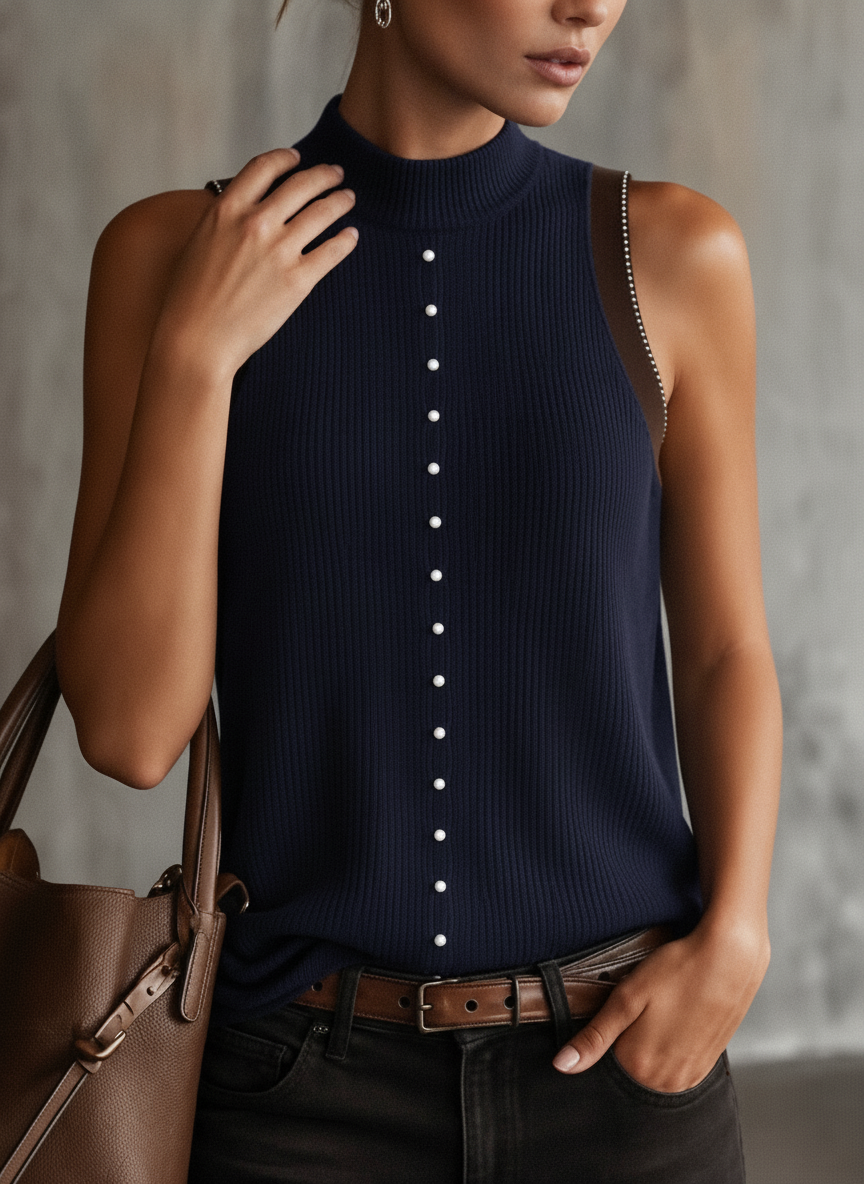 Stone Ribbed Tank