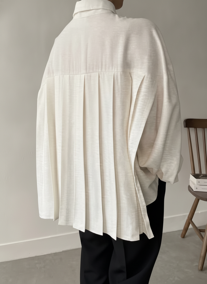 Pleated Blouse