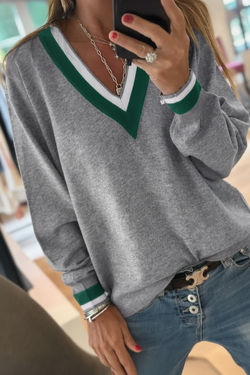 Varsity Stripe Sweater