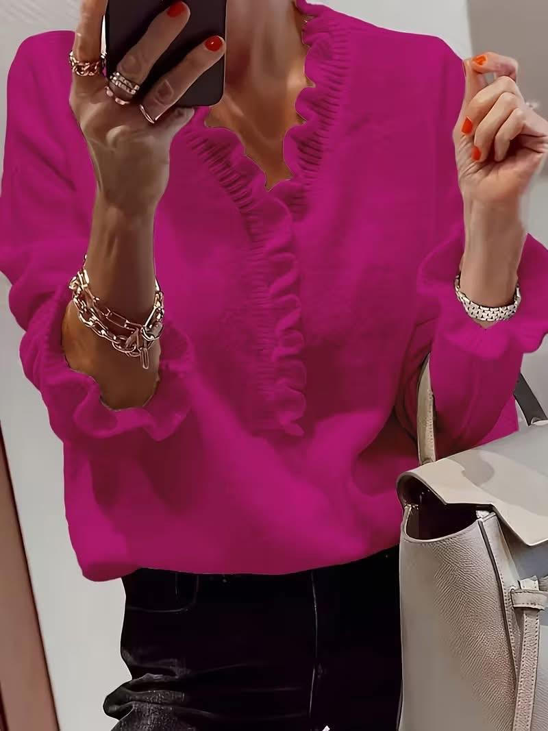 Soft Ruffle Sweater