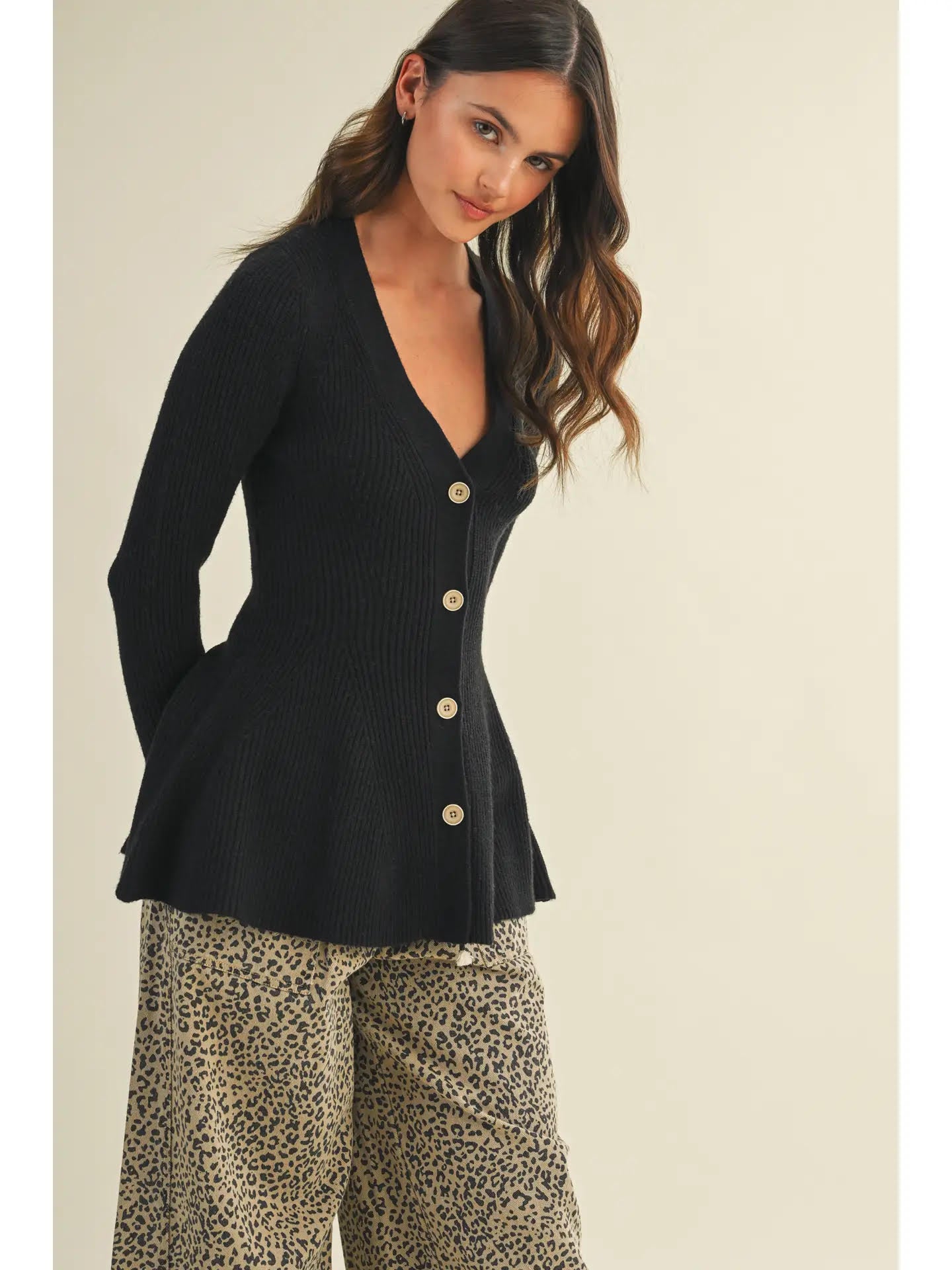 Knit Button Cardi
