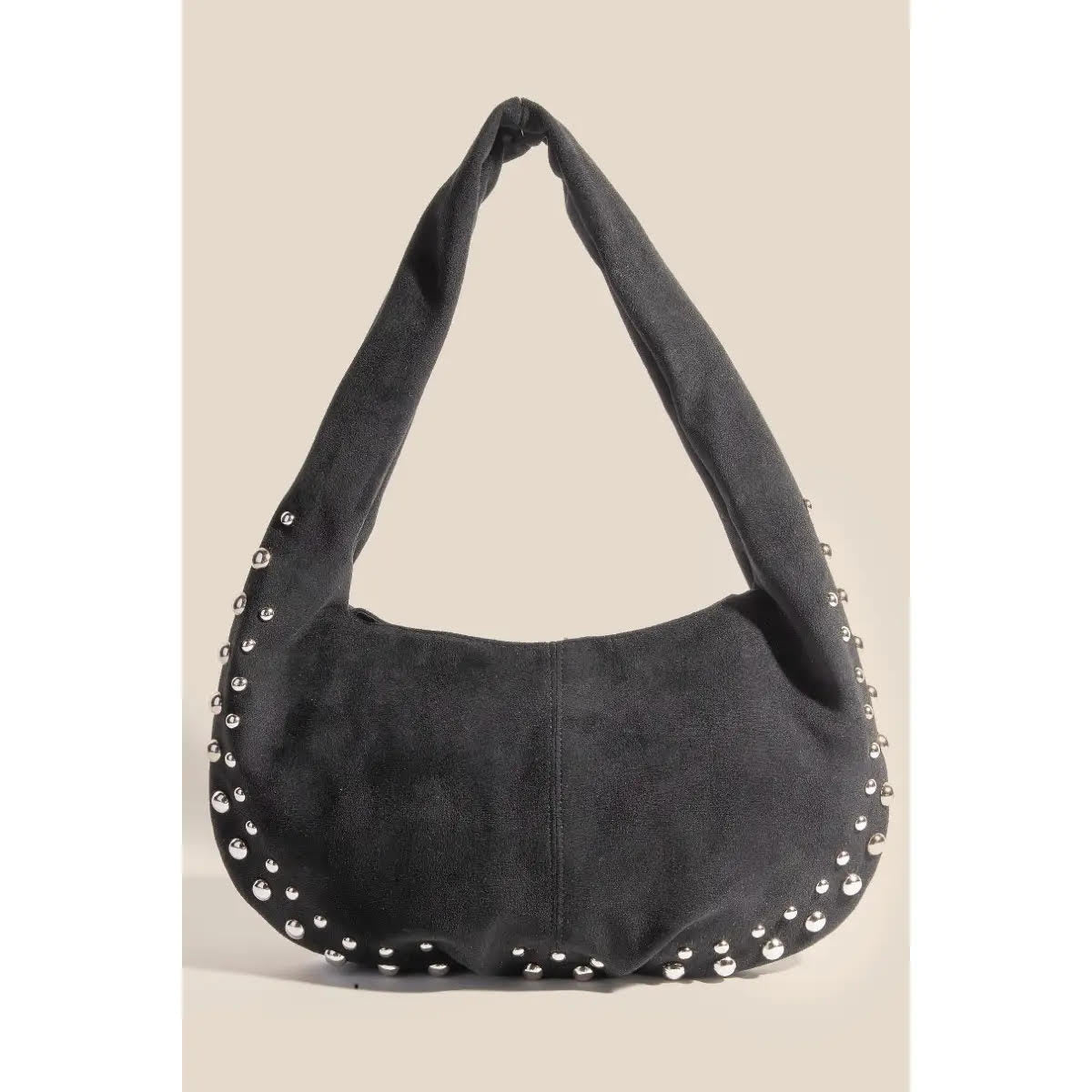 Studded Vegan Suede Porse