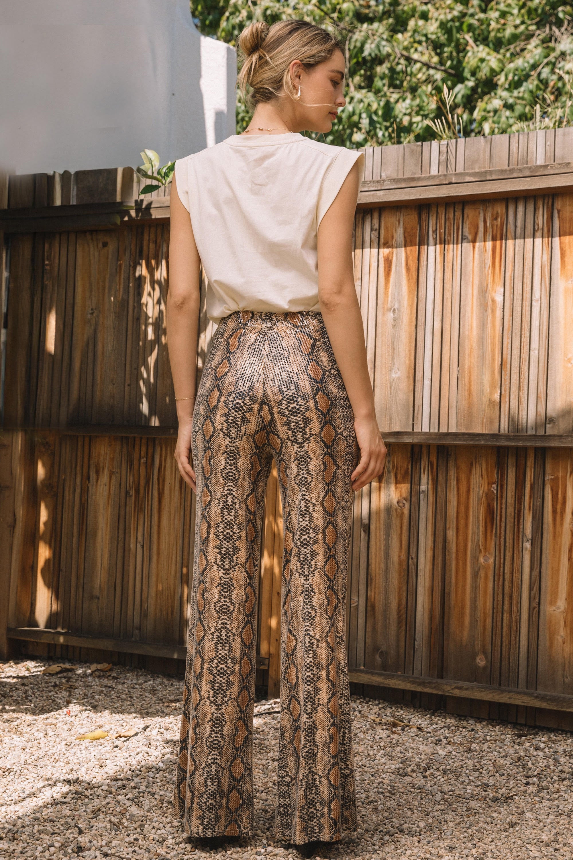 Sequin Python Pants
