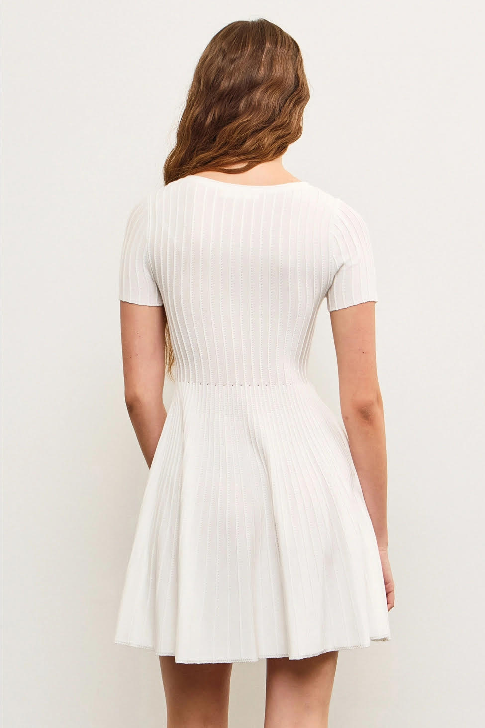 Pintuck Sweater Dress