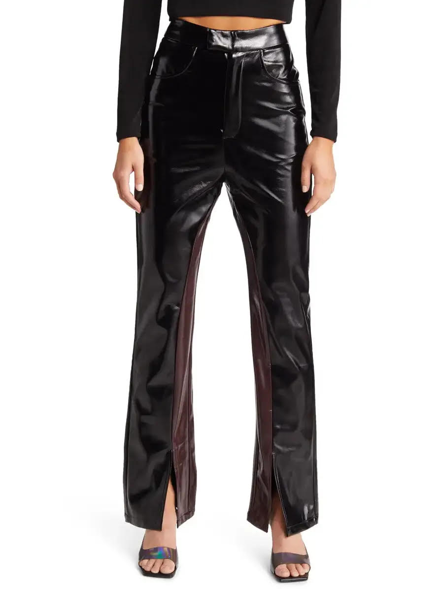 Faux Leather Pants