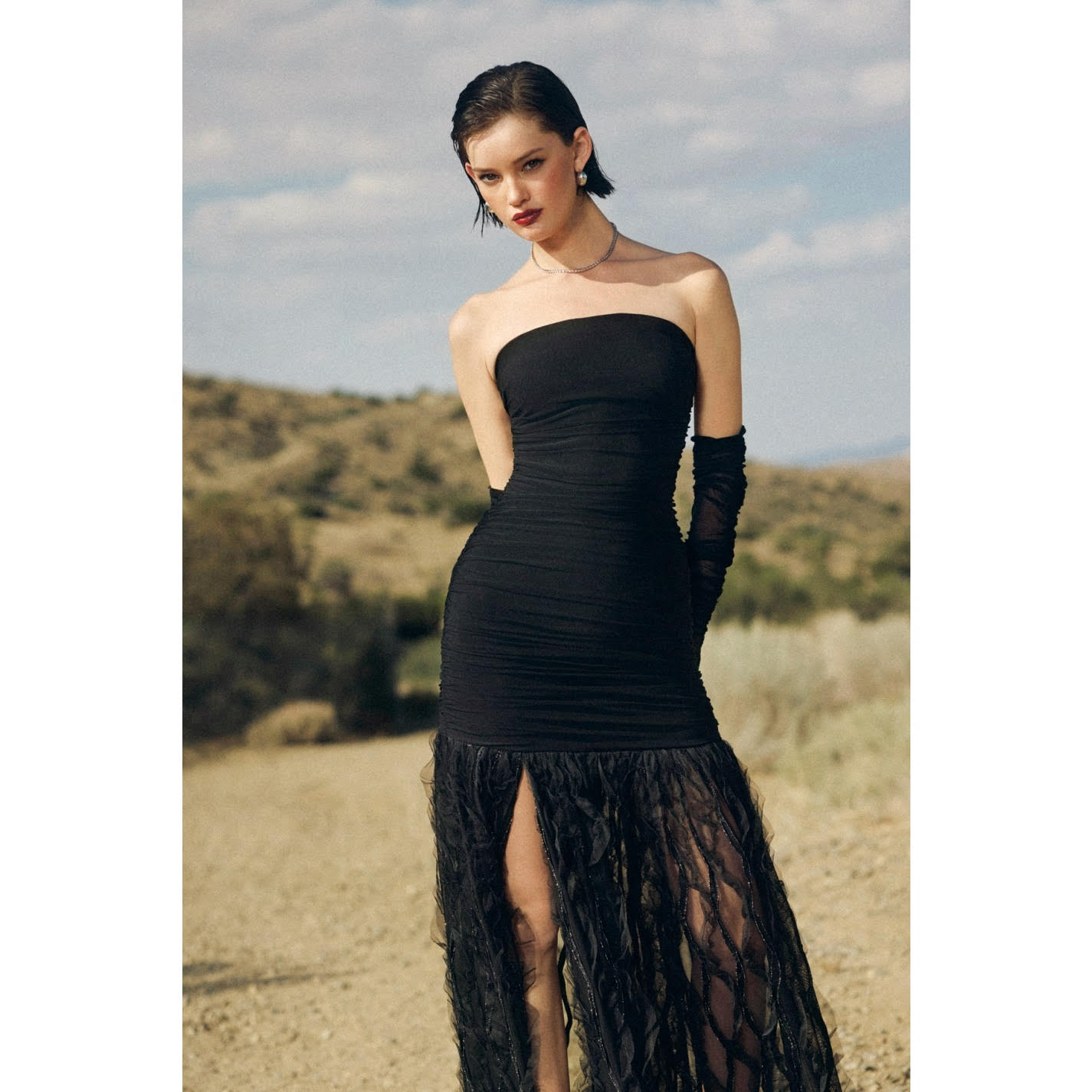 Nightfall Black Lace Dress