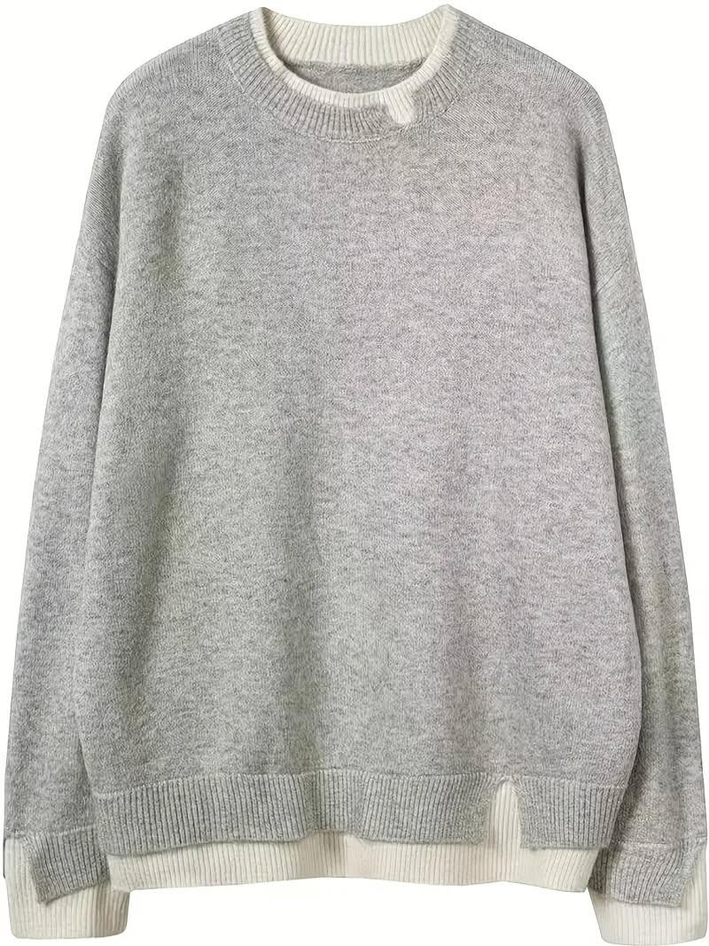 Accent Crewneck Sweater