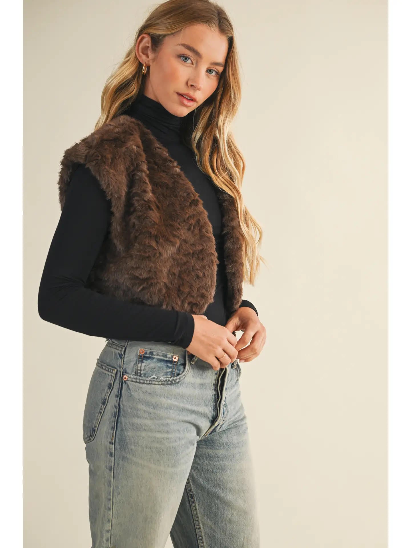 Leopard Fur Vest