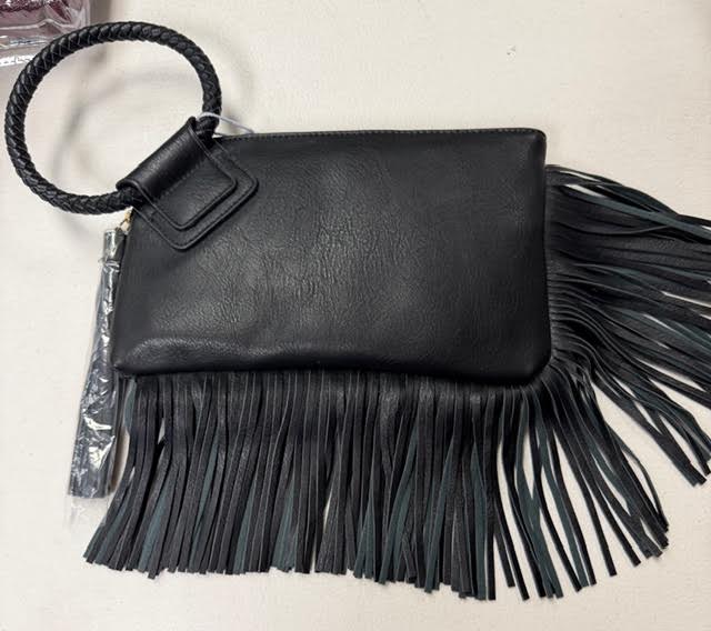 Faux Leather Western Purse