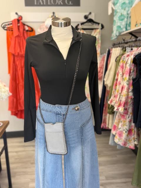Zip Neck Bodysuit