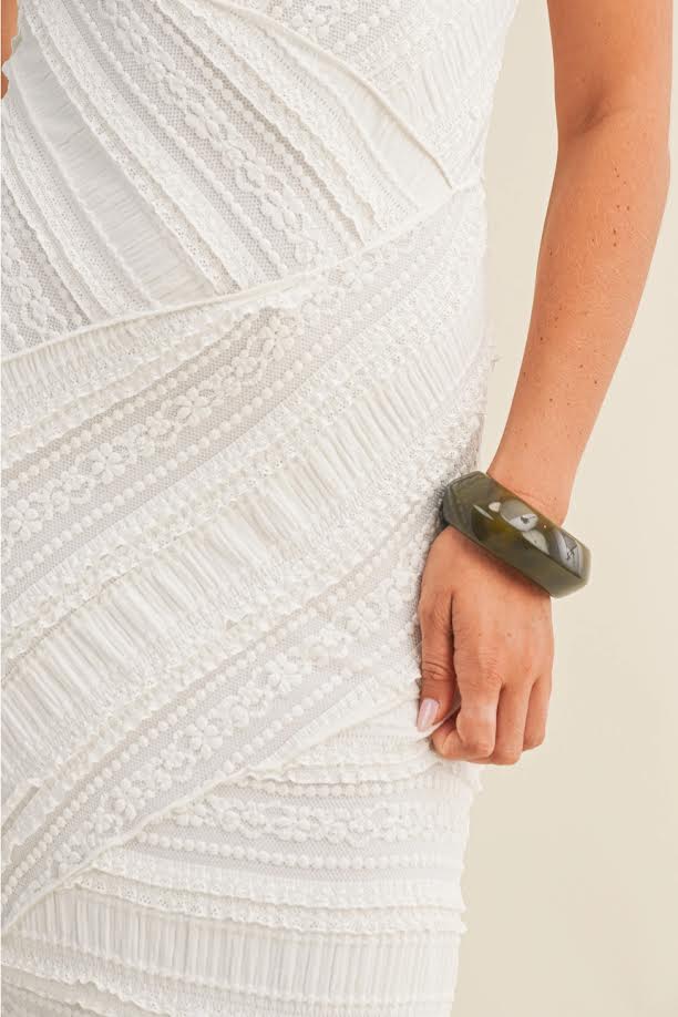 Textured Midi Dress