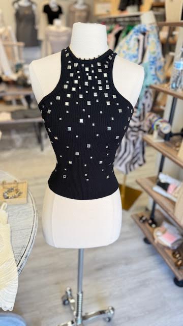 Stud Knit Tank