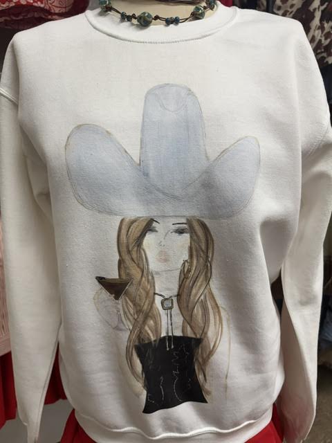 The Martini Cowgirl (White)