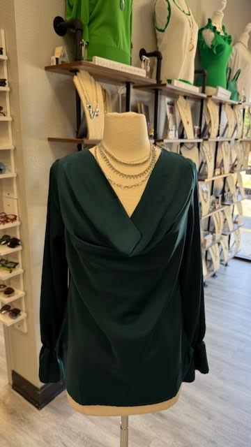 LaLa Green Blouse