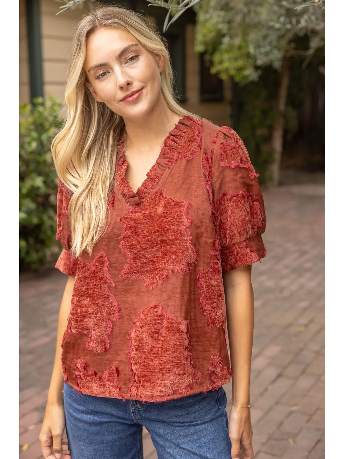 Velvet Burnout Top