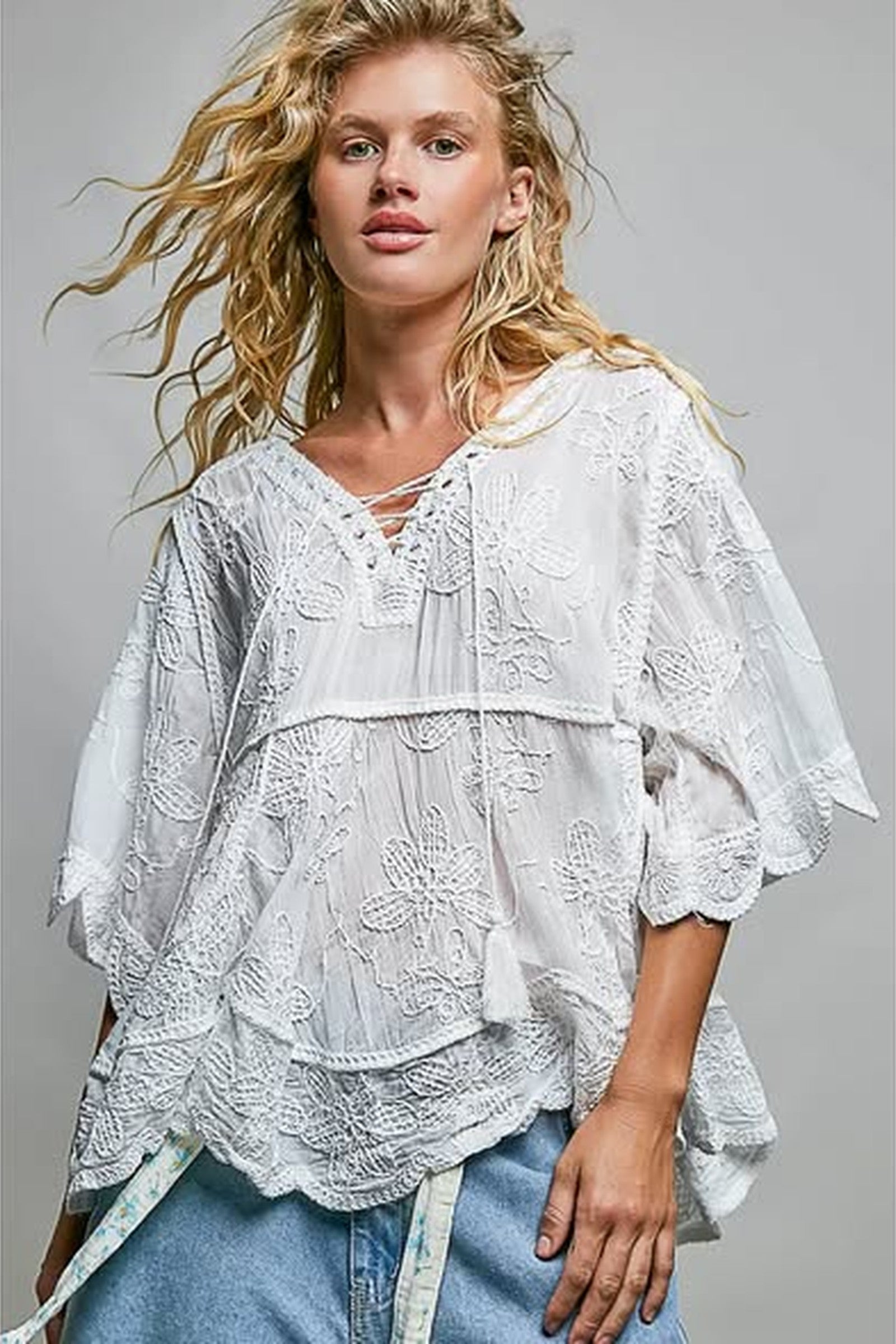 Lace Boho Blouse