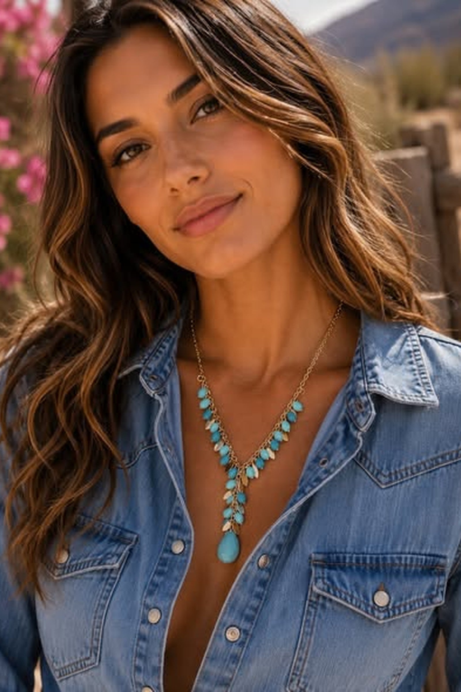 Western Vibe Turquoise Necklace