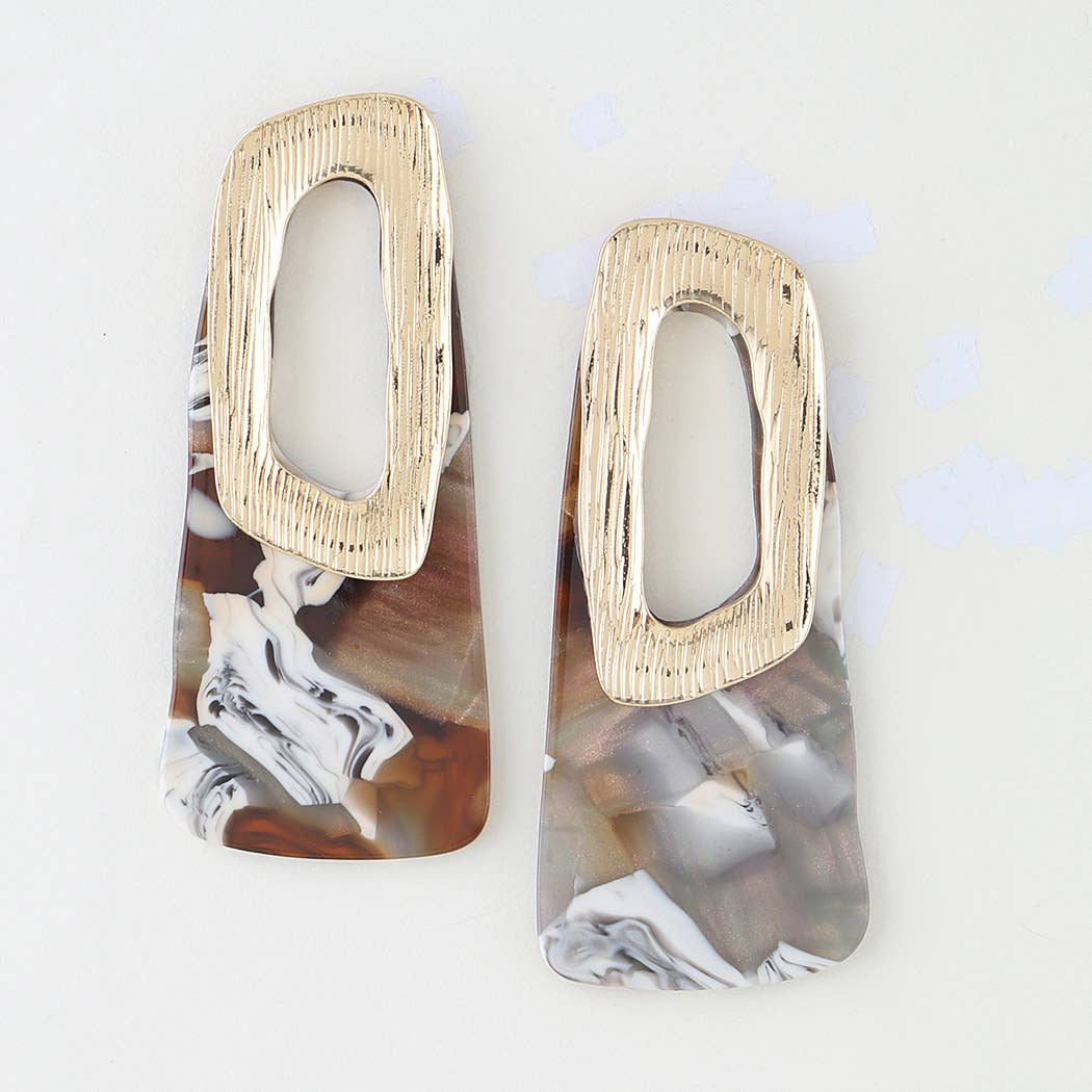Modern Chic Crystal Stone Fashion Earrings