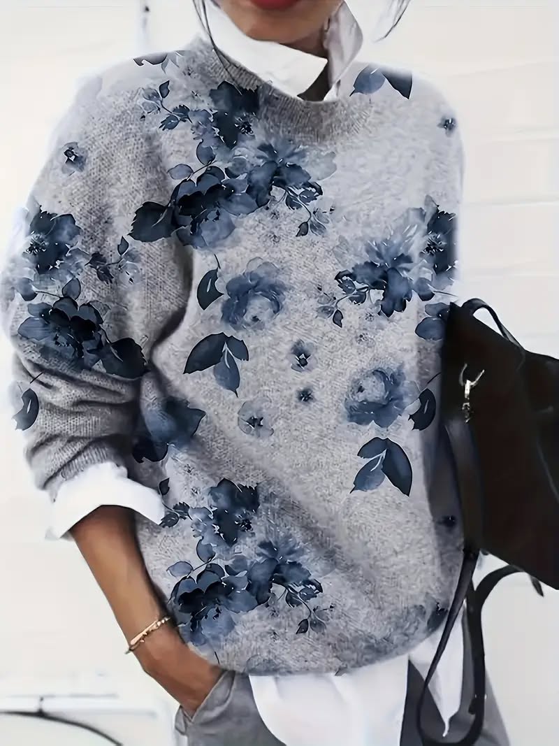 Watercolor Woven Sweater