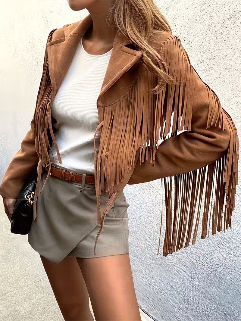 Cowboy Chic Fringe Jacket