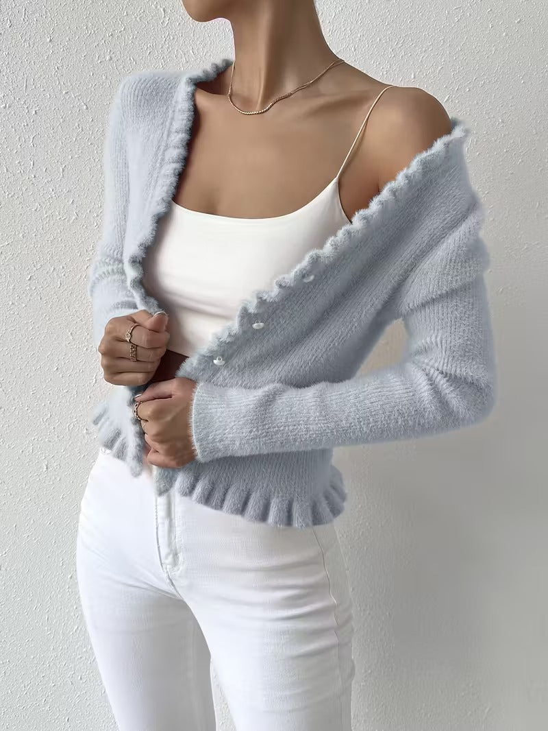 Ruffle Edge Cardi