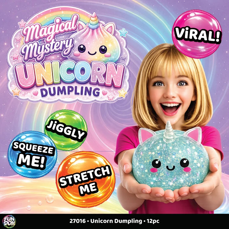Magical Mystery Unicorn Dumpling Toy