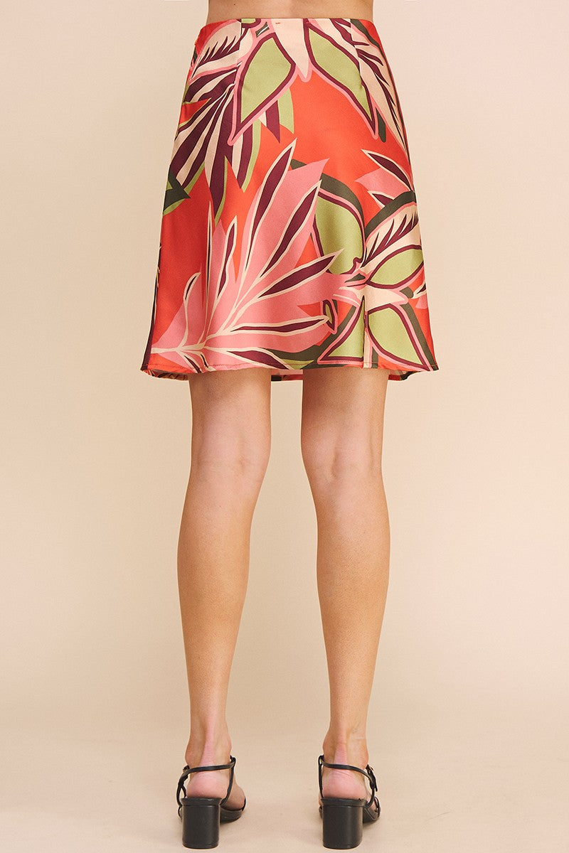 Satin Paradise Skirt