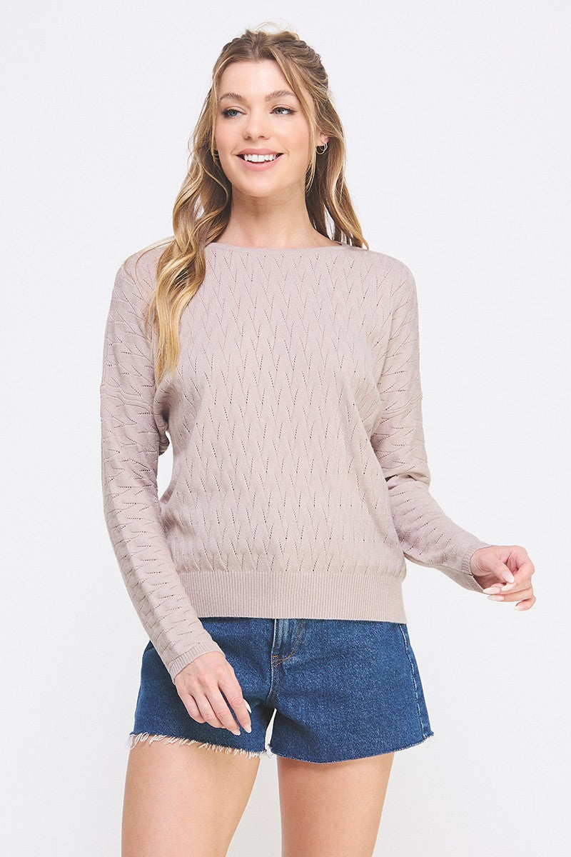 Fine Gauge Dolman Blouse