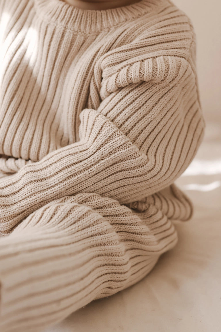 Chunky Rib Pullover Sweater