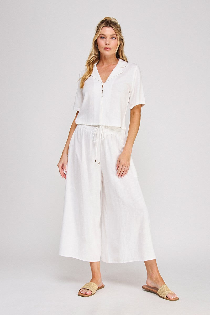 Linen Capri