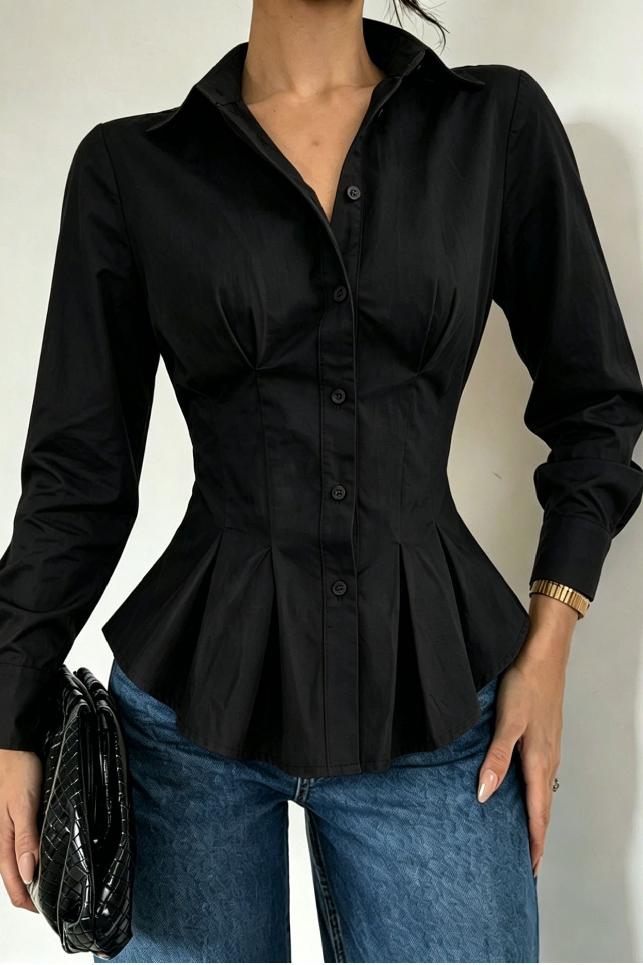 Cinch Waist Blouse