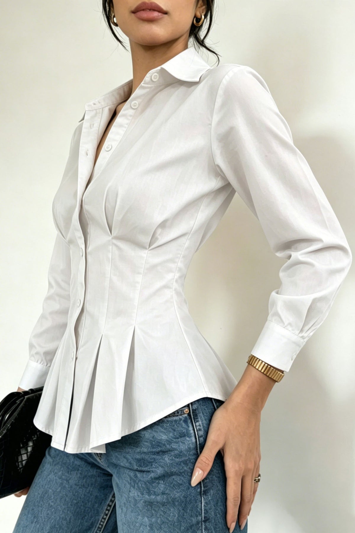 Cinch Waist Blouse