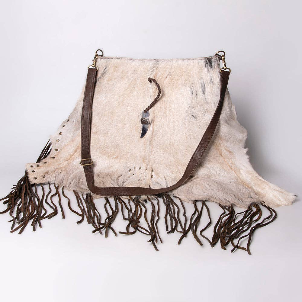 Western Genuine Leather Crossbody Bag
