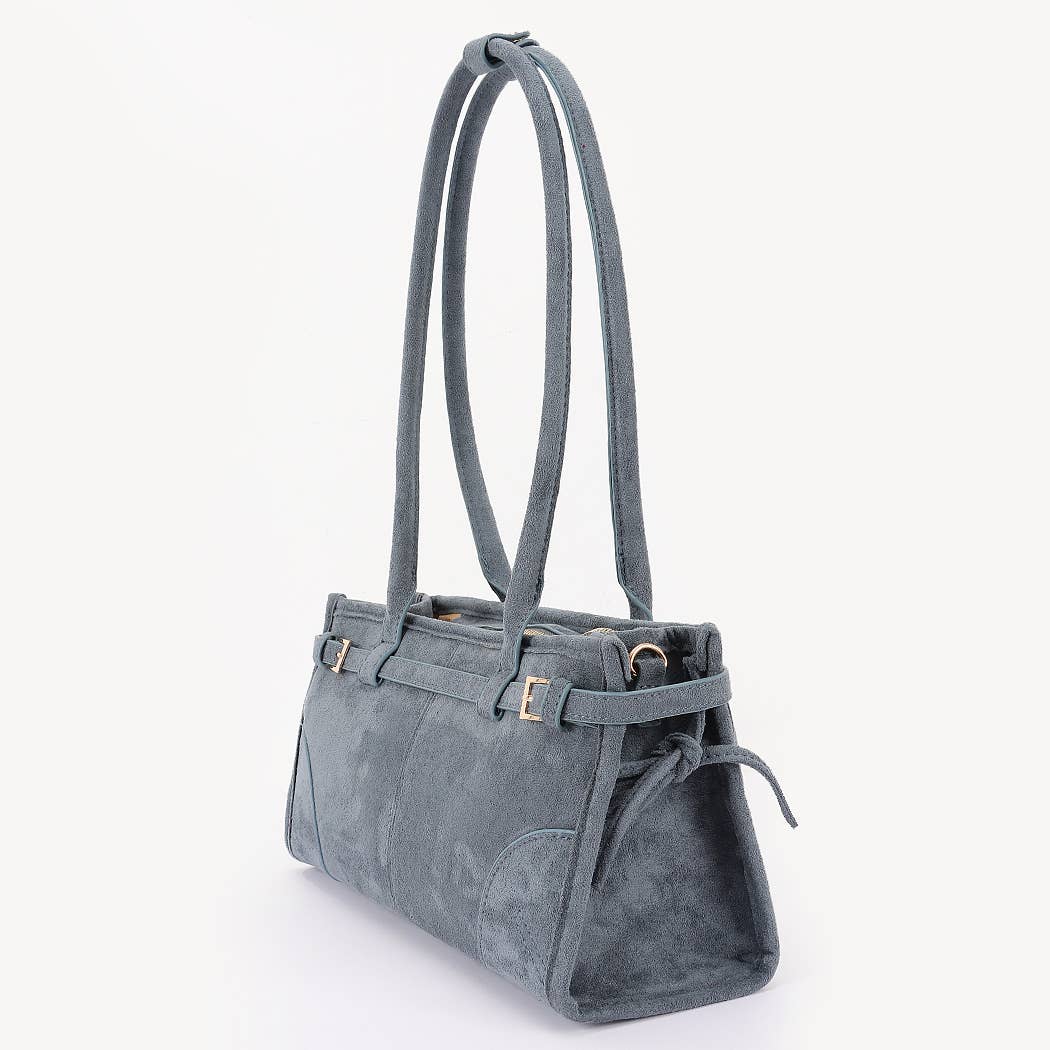 Suede Shoulder Bag