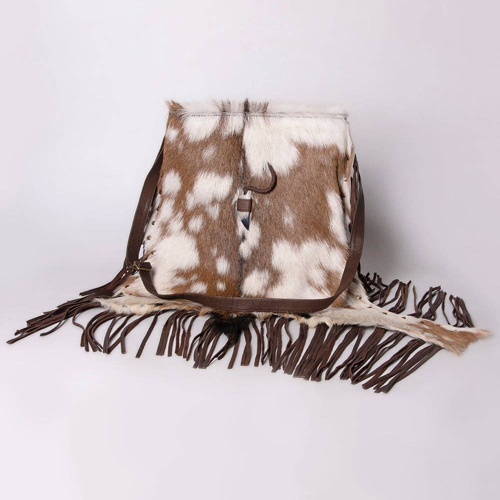 Western Genuine Leather Crossbody Bag