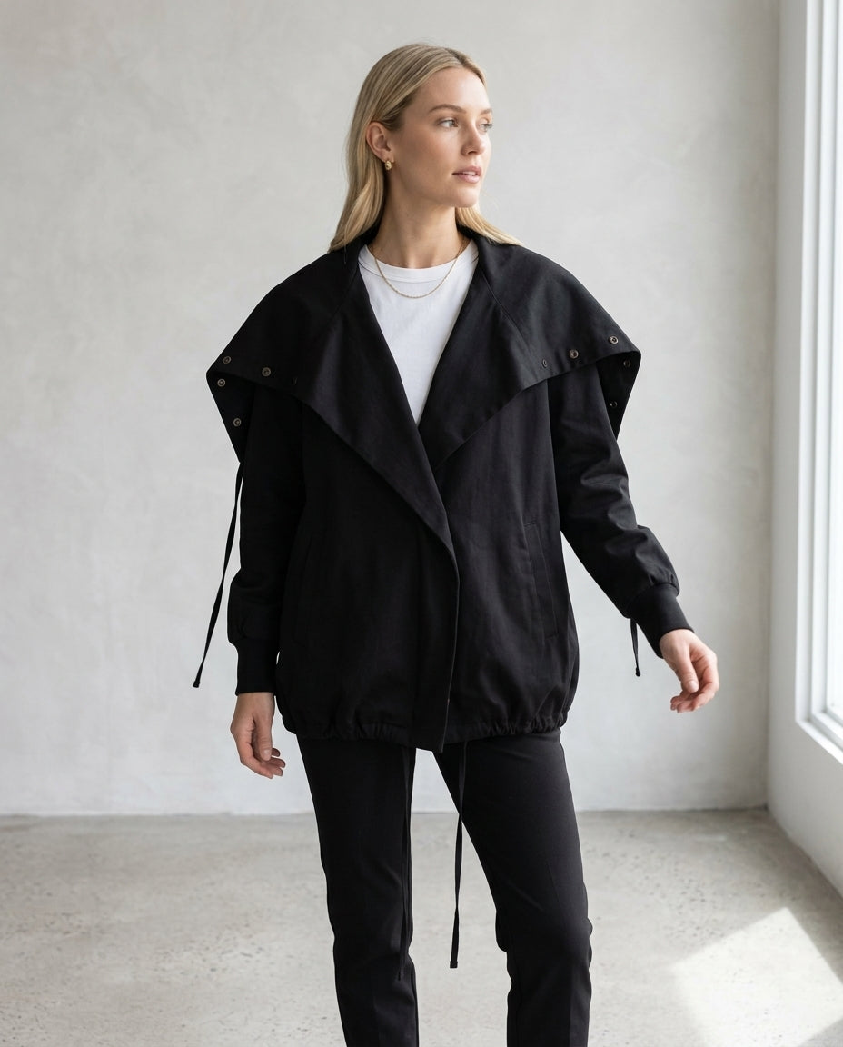 Cap Button Up Jacket