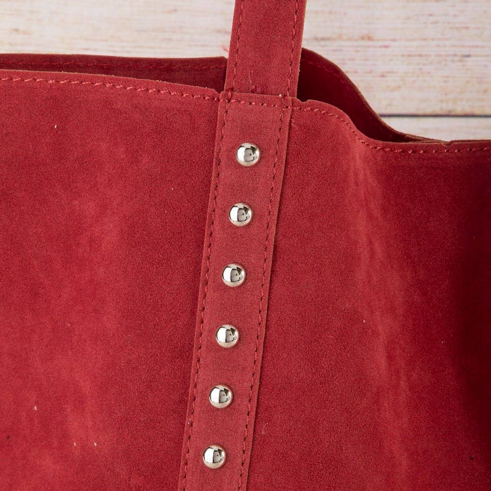 Studded Trim Tote Bag