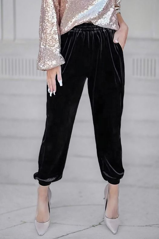 Velvet Pocket Joggers