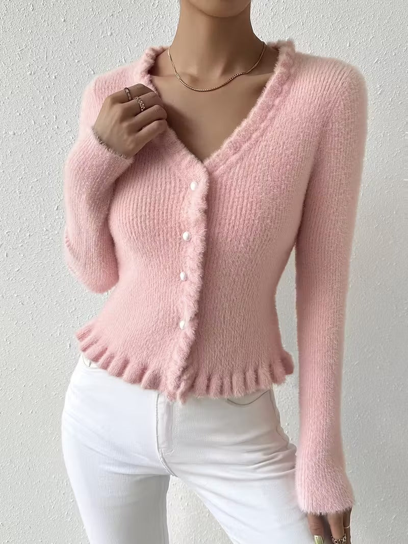 Ruffle Edge Cardi