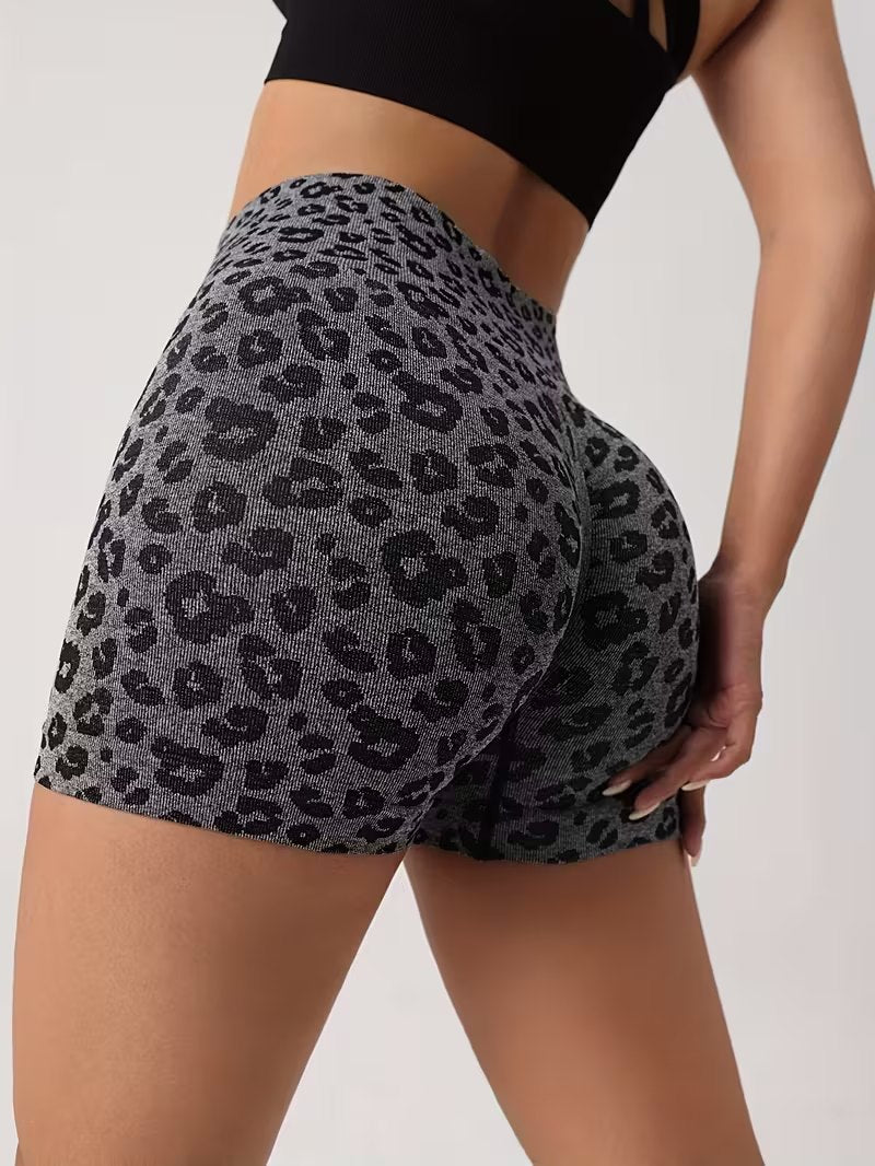 Leopard Athletic Shorts