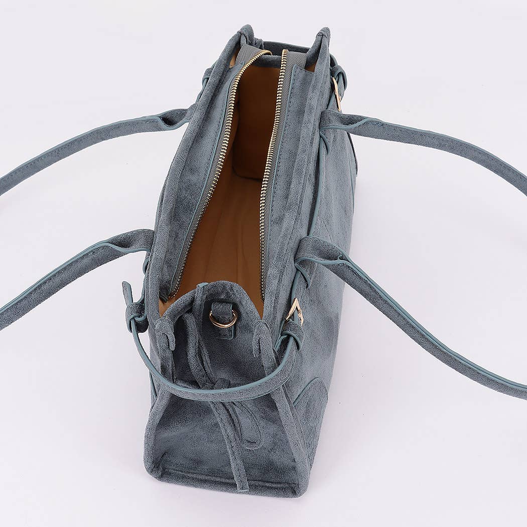 Suede Shoulder Bag