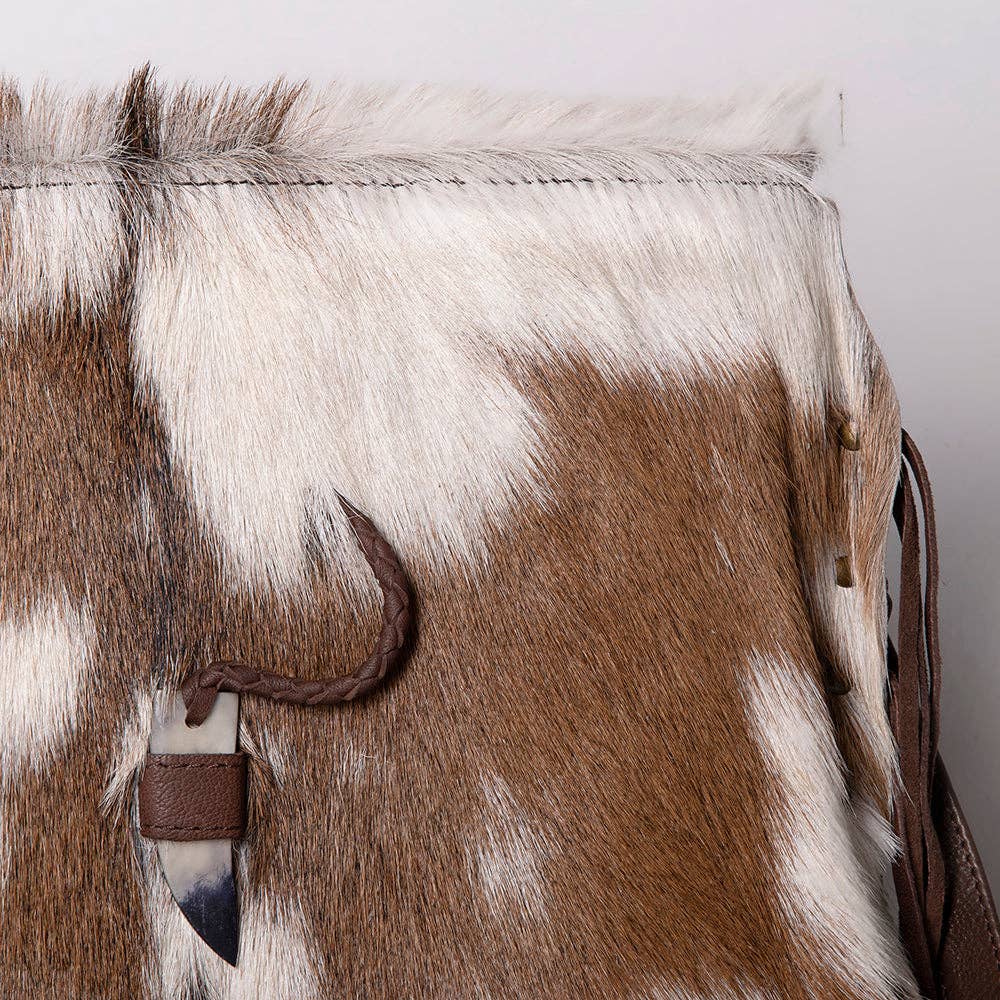 Western Genuine Leather Crossbody Bag