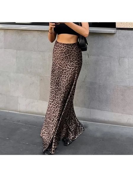 Long Leopard Skirt