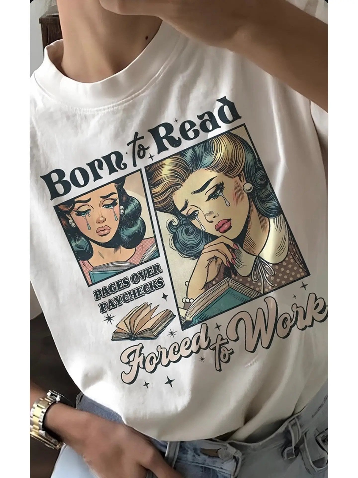 Born To Read Tee