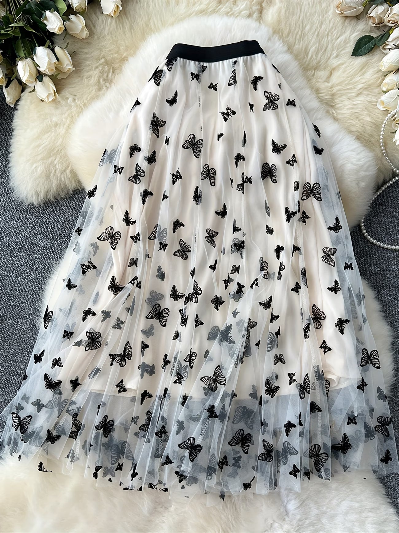 Butterfly Layered Skirt