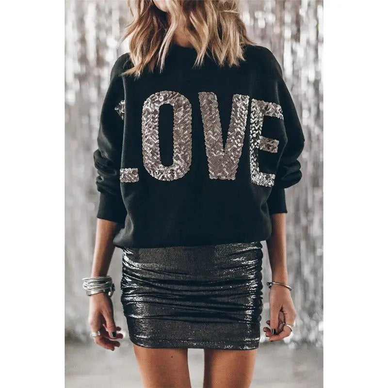 Sequin Love Sweater